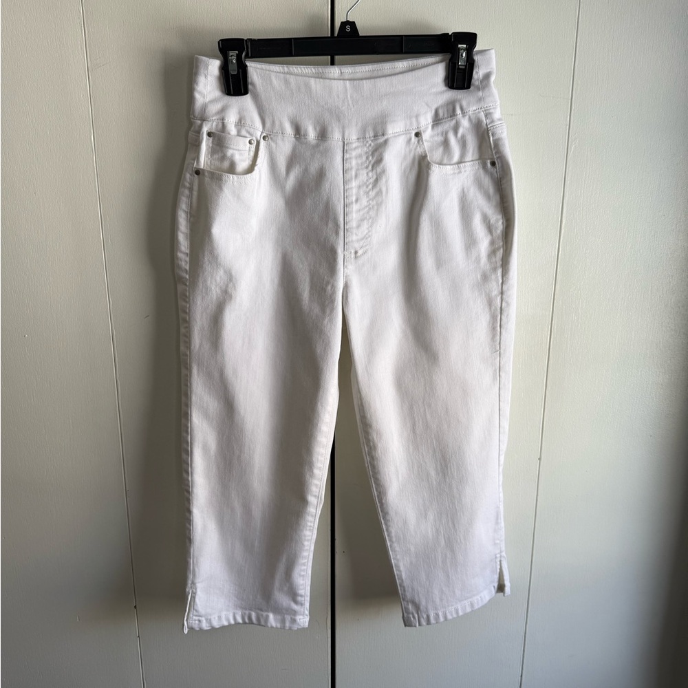 Blair White Denim Crop Pants
